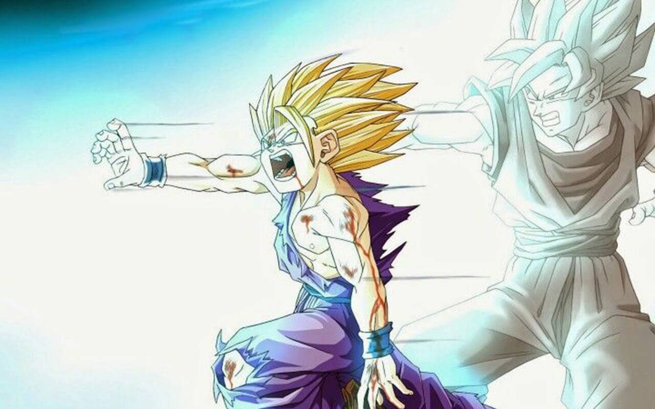 gohan father son kamehameha