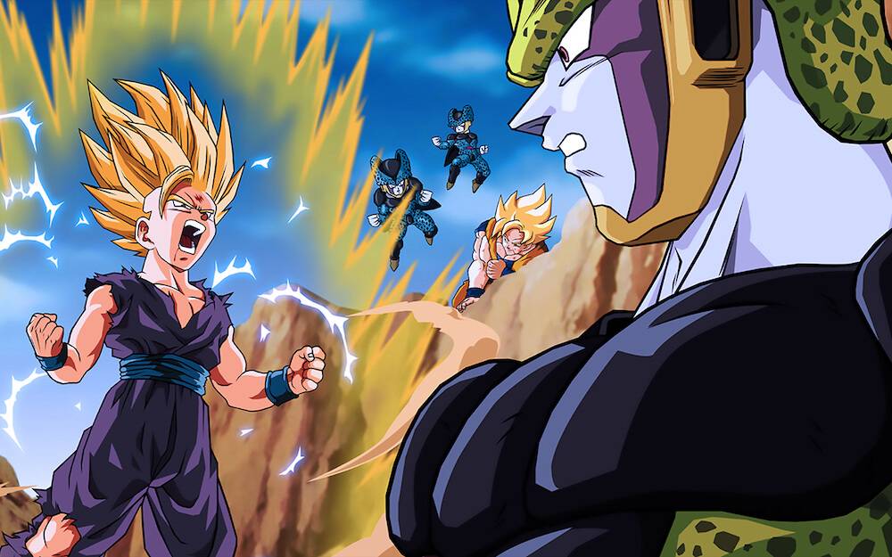 gohan vs cell