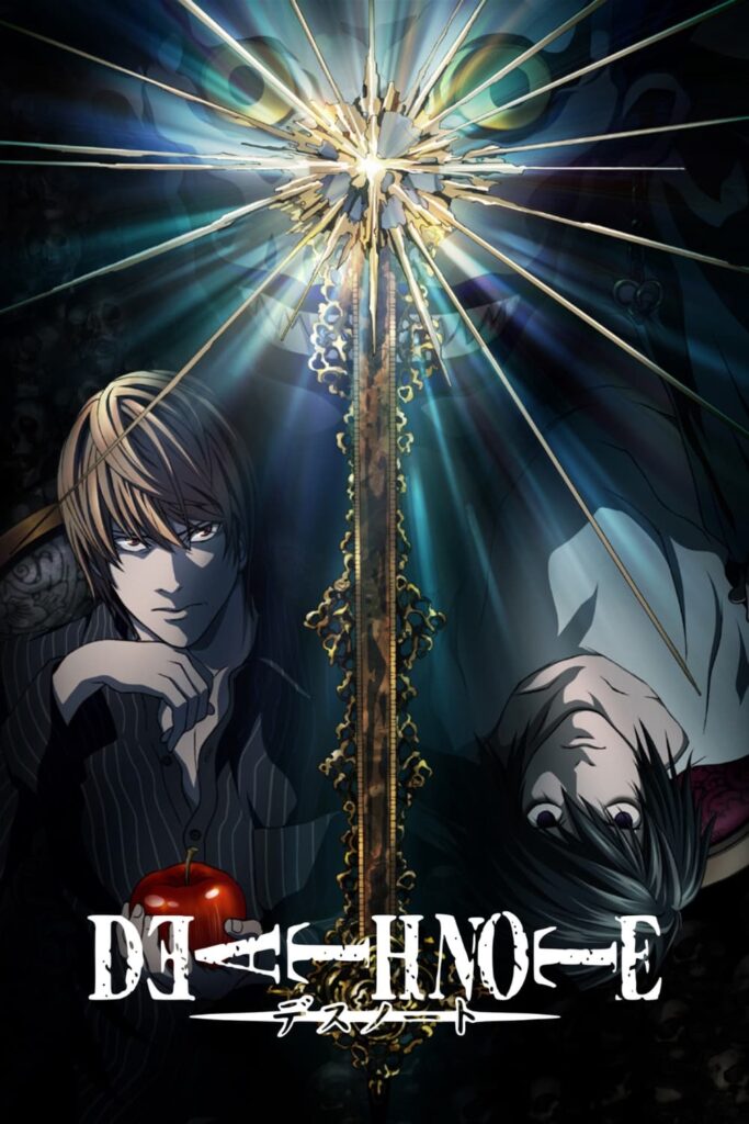 Death Note, one of the top detective anime of all time.